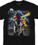 Pink Floyd Bright Side of the Moon Black Athletic T-Shirt Tee Liquid Blue