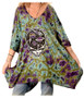 Grateful Dead Space Your Face Tie-Dye Poncho
