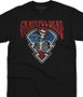 Grateful Dead Bertha Icon Black T-Shirt Tee Liquid Blue