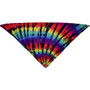 Rainbow Spiral Streak Tie-Dye Bandana