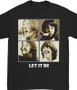 Beatles Let It Be Black T-Shirt Tee