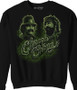 Cheech and Chong Green Smoke Black Sweatshirt Tee