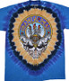 Grateful Dead Chariot Tie-Dye T-Shirt Tee Liquid Blue