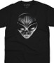 Space Tribal Alien Black T-Shirt Tee Liquid Blue