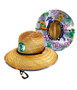Grateful Dead Dancing Bear Straw Sun Hat