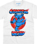 Grateful Dead Independance Bear White T-Shirt Tee Liquid Blue