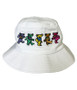 Grateful Dead Dancin Bear White Bucket Hat