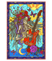 Hippie Guitar 3-D Tapestry