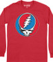 Grateful Dead Steal Your Face Long Sleeve T-Shirt by Liquid Blue