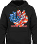 Grateful Dead Rose Flag Hoodie by Liquid Blue Grateful Dead Rose Flag Hoodie by Liquid Blue