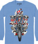 Grateful Dead Moto Sam Long Sleeve T-Shirt Tee by Liquid Blue