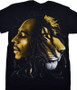 Bob Marley Profiles Black  T-Shirt Tee
