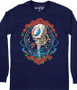 Grateful Dead Steal Your Face Nouveau Long Sleeve T-Shirt Tee by Liquid Blue