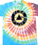 Dark Side Spin Tie-Dye T-Shirt Tee Liquid Blue