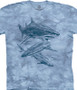 Monotone Sharks Classic Cotton T-Shirt by The Mountain