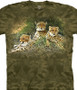 Family Of Cheetahs Classic Cotton T-Shirt by The Mountain