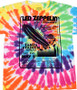 Led Zeppelin Zeppelin Tampa Spiral Tie-Dye T-Shirt Tee Liquid Blue