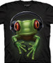 Frog Rock Black T-Shirt Tee by Liquid Blue Frog Rock Black T-Shirt Tee by Liquid Blue