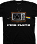 Pink Floyd Dark Side TV Black T-Shirt Tee by Liquid Blue