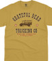 Grateful Dead Truckin' Mustard Comfort Colors T-Shirt Tee Liquid Blue