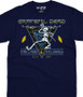 Grateful Dead New Year's Eve 87 Navy T-Shirt Tee Liquid Blue