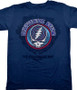 Grateful Dead Fillmore Clearance Navy T-Shirt Tee Liquid Blue