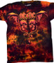 ACDC AC/DC Evil Wings Clearance Tie-Dye T-Shirt Tee Liquid Blue