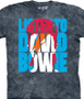 David Bowie Listen to Bowie T-Shirt by Liquid Blue
