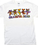 Grateful Dead Tie-Dye Bears Clearance White T-Shirt Tee Liquid Blue