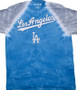 MLB LA Dodgers Clearance Tie-Dye T-Shirt Tee Liquid Blue