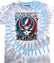 Grateful Dead Steal Your Mind Tie-Dye T-Shirt Tee Liquid Blue