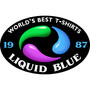 Liquid Blue Oval Sticker (FREE GIFT)