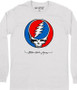 Grateful Dead 101 White Long Sleeve T-Shirt Tee Liquid Blue