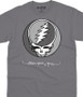 Grateful Dead Grey Your Face Charcoal T-Shirt Tee Liquid Blue