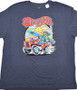 Grateful Dead Jeep Gang Blue Heather Clearance T-Shirt Tee Liquid Blue