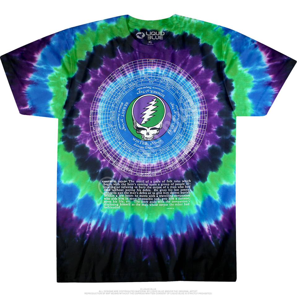 LL Rain Grateful Dead Tie Dye T-Shirt