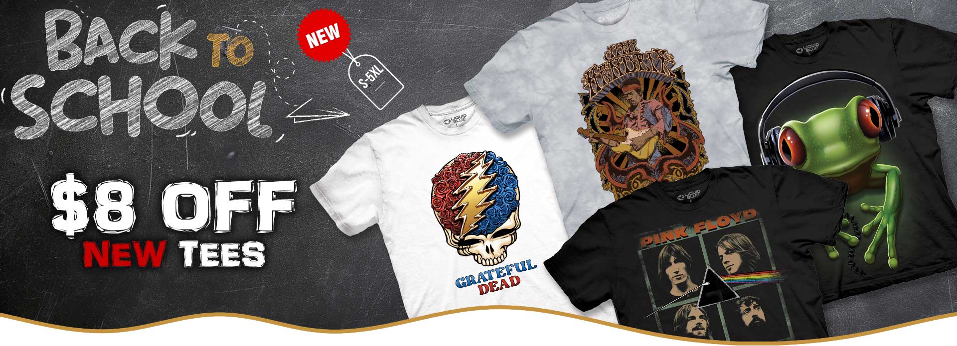 $8 OFF Weekly Specials NEW Grateful Dead Steal Your Bones &amp; Roses, NEW Floyd, Hendrix &amp; more