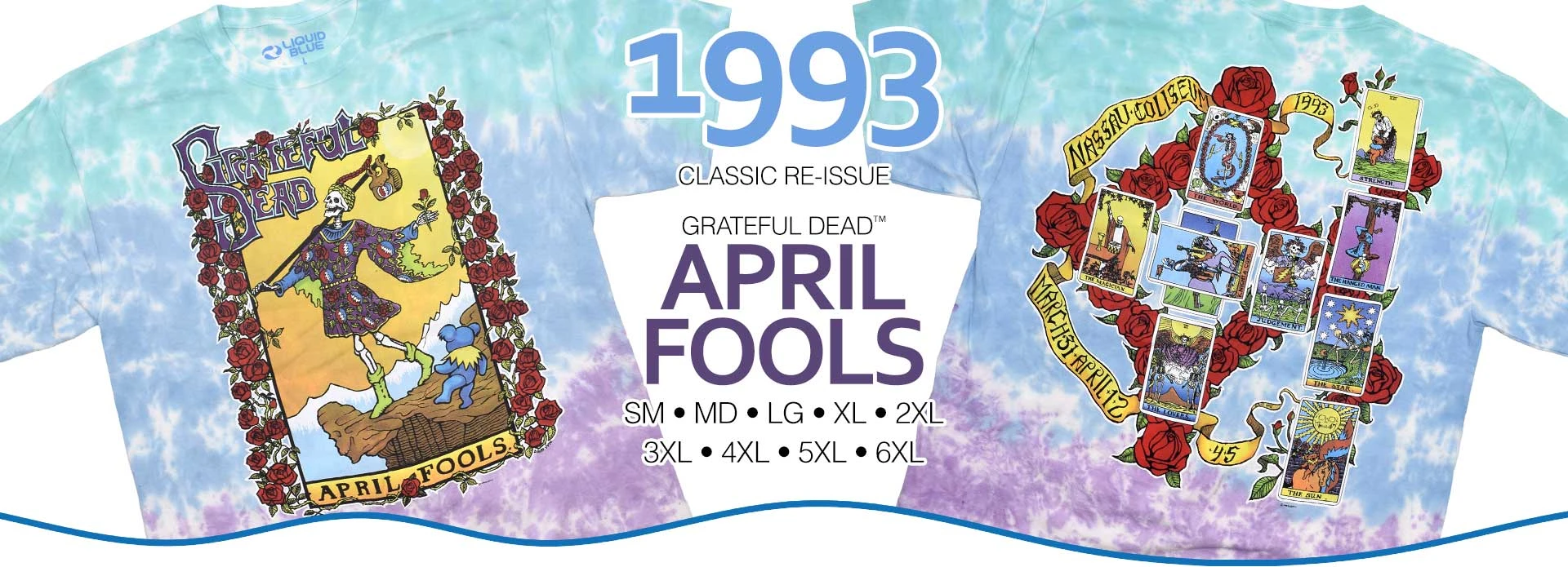 1993 Classic Re-Issue Grateful Dead's April Fools Tie-Dye Tee