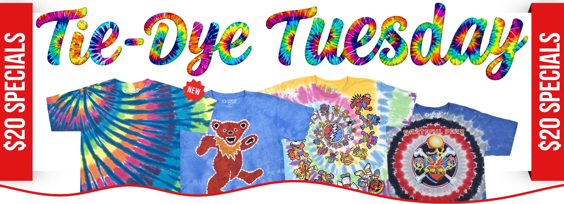 Truckin&rsquo; into Tie-Dye Tuesday $20 Specials