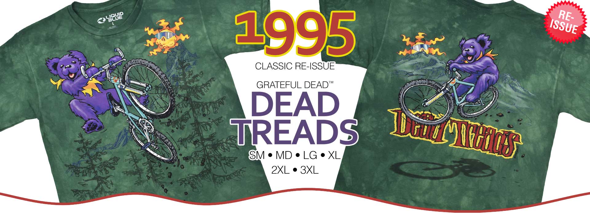 1995 Reissue Grateful Dead Treads is here!