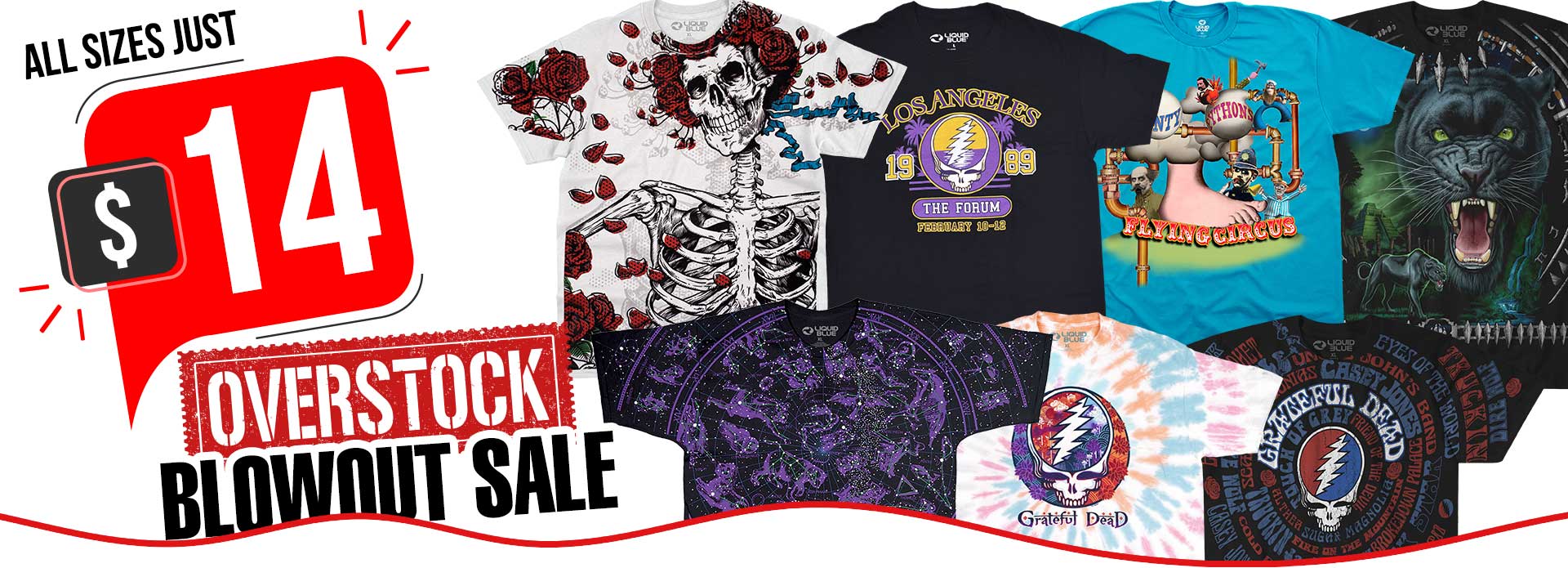 Overstock Blowout Sale all sizes just $14! 