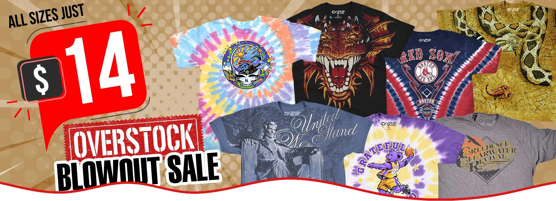 Overstock Blowout $14 Tees