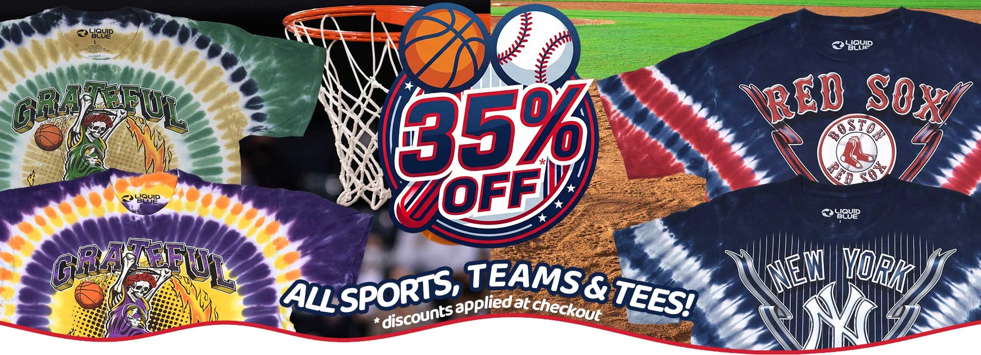 ⚾ Score 35% OFF All Sports, Teams &amp; Tees! ?