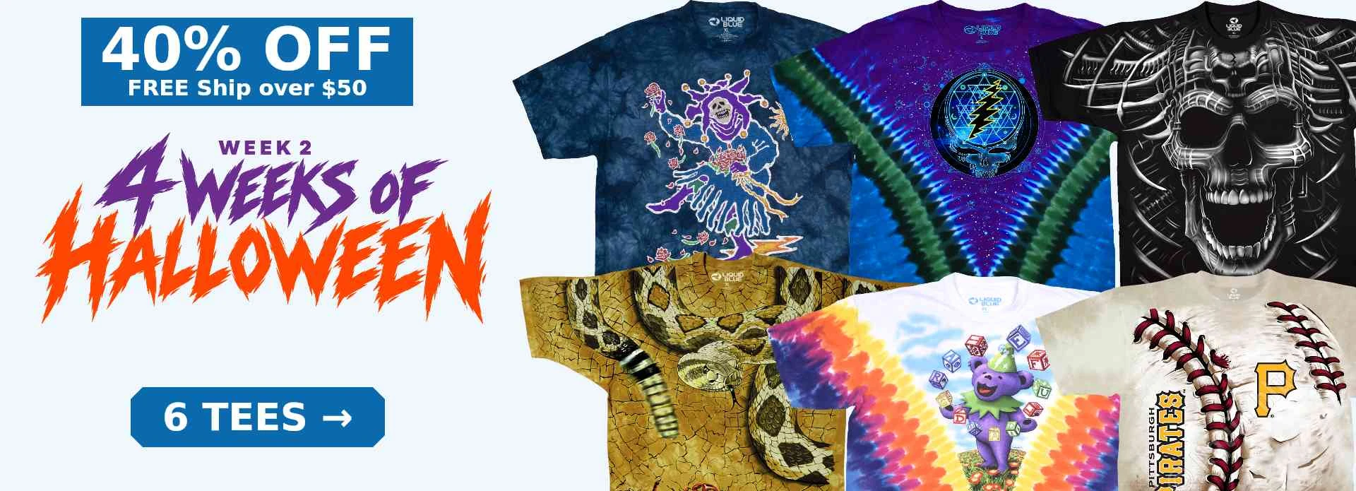 40% OFF Halloween tees: Week 2 ?