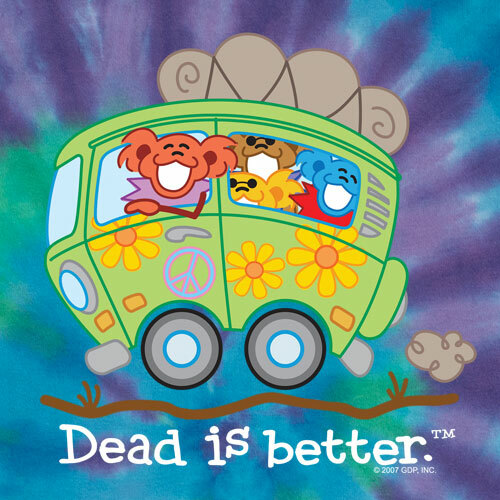 GRATEFUL DEAD BUS DEAD IS BETTER