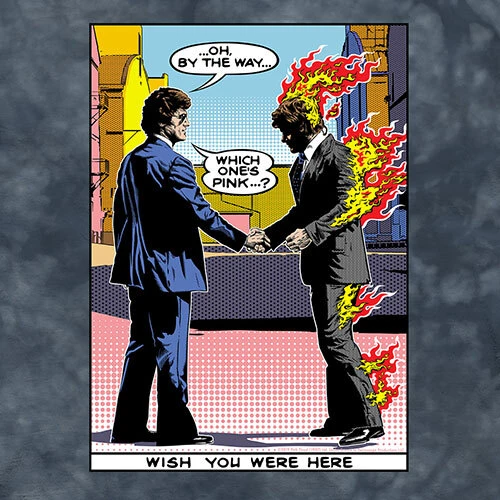 PINK FLOYD WISH YOU WERE HERE COMIC