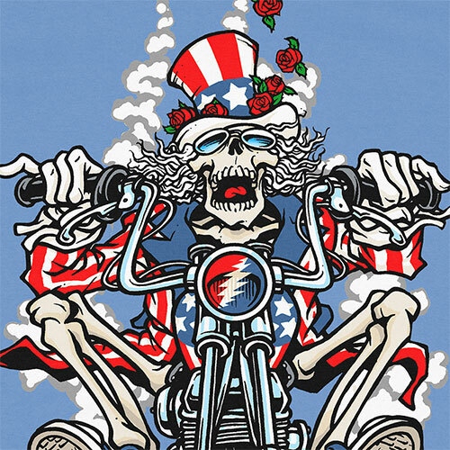 Grateful Dead 4th of July White T-Shirt - S
