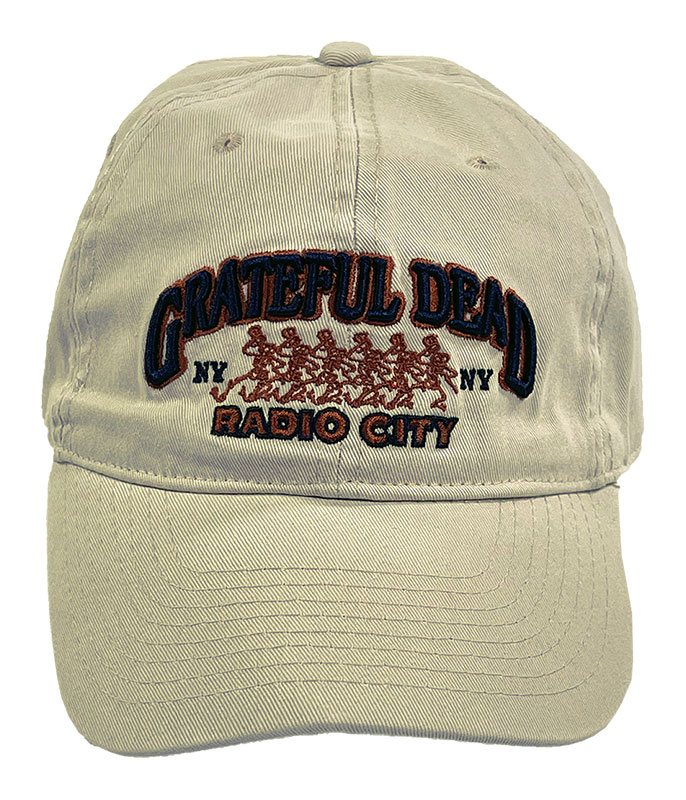 Grateful Dead San Francisco 69 Khaki Hat Liquid Blue