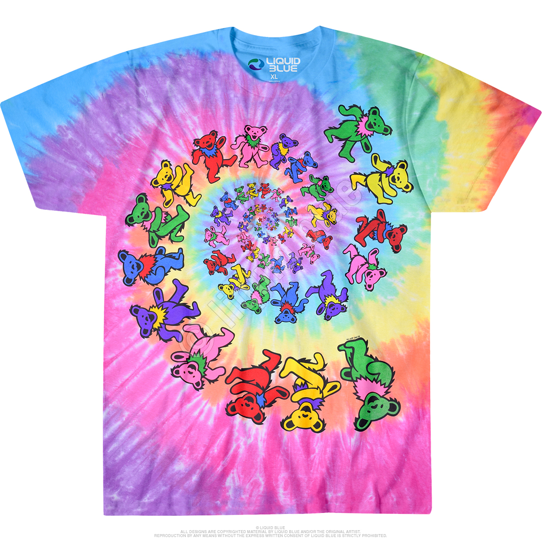 Grateful Dead: Bears Tie Dye Shirt