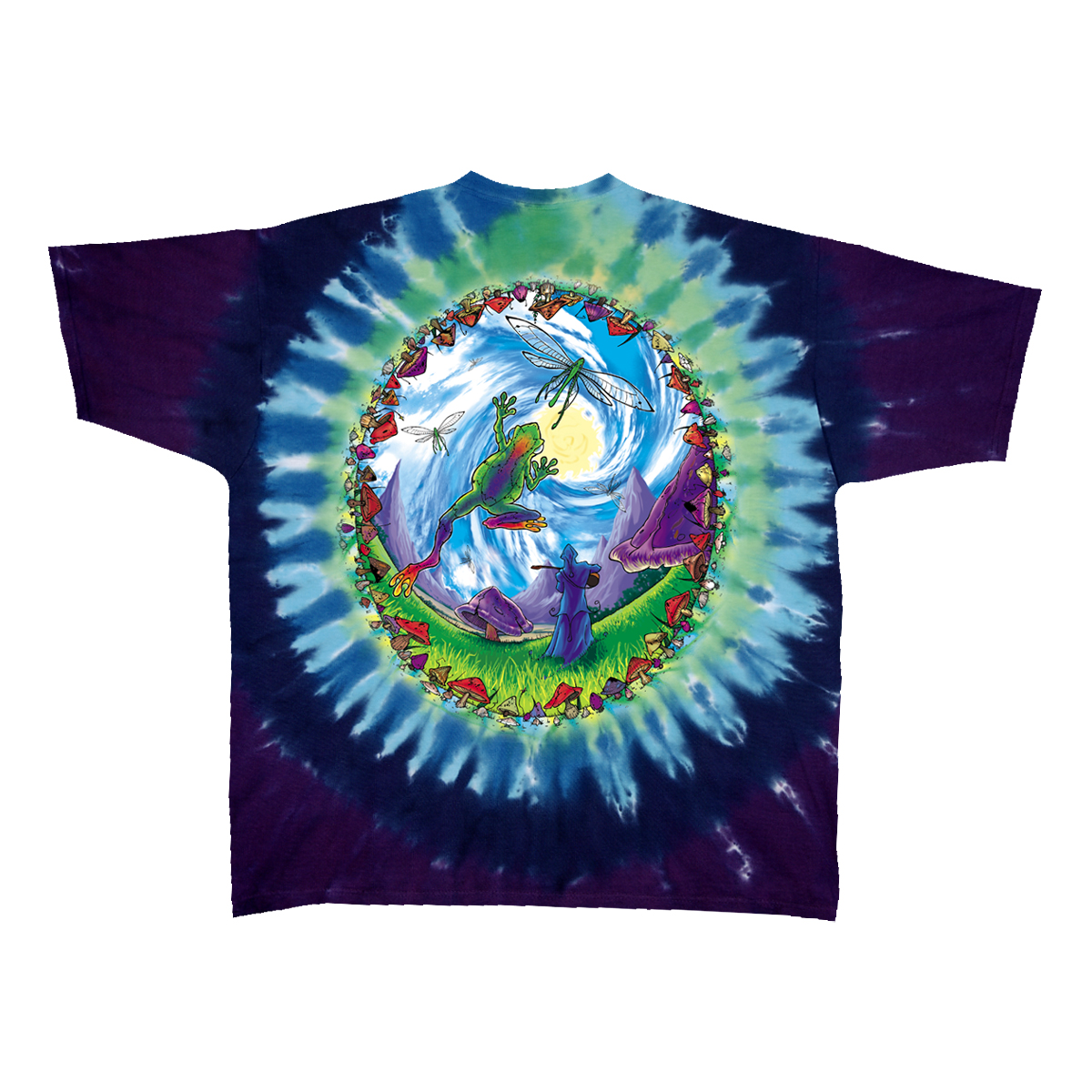 Liquid Blue Jacksonville Jaguars V-Dye Tie Dye NFL Football Unisex T-Shirt